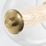 Подвесной светильник линейный с прозрачными стеклянными шарами разного диаметра Eurofase варинант исполнения - 14 | Loft Concept в Нижнем Новгороде