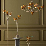 Торшер с 3-мя плафонами в виде цветов Golden Bird of Paradise варинант исполнения - 4 | Loft Concept в Нижнем Новгороде