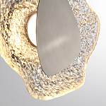 Бра с рельефным волнообразным стеклянным плафоном и вставкой из мрамора Liquid Stone варинант исполнения - 10 | Loft Concept в Нижнем Новгороде