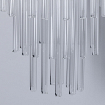 Бра с круглым основанием и длинными прозрачныи стеклянными трубками Nembus варинант исполнения - 7 | Loft Concept в Нижнем Новгороде