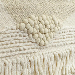 Панно из шерсти и хлопка с узором Beige Calista Serene варинант исполнения - 3 | Loft Concept в Нижнем Новгороде