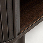 Буфет тёмно-коричневого цвета из ясеневого шпона с 2-мя раздвижными дверями Toinette варинант исполнения - 4 | Loft Concept в Нижнем Новгороде
