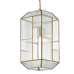 Подвесной светильник с рельефным стеклом Embossed Glass варинант исполнения - 2 | Loft Concept в Нижнем Новгороде