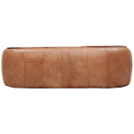 Трехместный диван с кожаной обивкой коричневый Coste Leather Sofa варинант исполнения - 3 | Loft Concept в Нижнем Новгороде