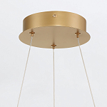 Люстра золотого цвета с 2-мя светодиодными кольцами Eurofase варинант исполнения - 4 | Loft Concept в Нижнем Новгороде