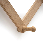 Настенная деревянная раздвижная вешалка Larson Wood Hanger варинант исполнения - 4 | Loft Concept в Нижнем Новгороде