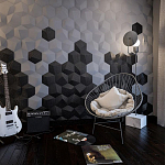 Гипсовая 3D панель с принтографией PM-30 варинант исполнения - 7 | Loft Concept в Нижнем Новгороде