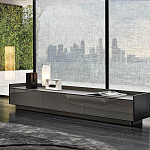 Дизайнерский комод серый с глянцевым фасадом Darren варинант исполнения - 2 | Loft Concept в Нижнем Новгороде