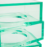 Стол журнальный в форме кубов Acrylic Furniture Lumina Mint Breeze варинант исполнения - 3 | Loft Concept в Нижнем Новгороде