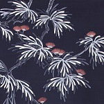 Обои ручная роспись Silk Tree Special Colourway on Empire Blue dyed silk варинант исполнения - 2 | Loft Concept в Нижнем Новгороде