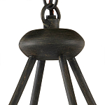 Люстра круглая с литыми стеклянными дисками Olympe Glass Chandelier варинант исполнения - 3 | Loft Concept в Нижнем Новгороде