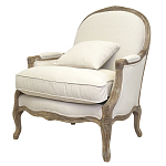 Кресло Ava Classical Armchair beige flax варинант исполнения - 3 | Loft Concept в Нижнем Новгороде