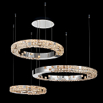 Люстра из 3-х колец с мозаичным хрустальным оформлением Sparks of Crystal варинант исполнения - 3 | Loft Concept в Нижнем Новгороде