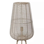 Торшер с плетеным металлическим плафоном Wicker Iron Lamp варинант исполнения - 1 | Loft Concept в Нижнем Новгороде