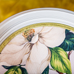 Стул светло-серый из натурального бука с изображением птицы в саду Blooming Colored Birds варинант исполнения - 5 | Loft Concept в Нижнем Новгороде