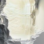 Встраиваемый в стену гипсовый светильник под покраску с эффектом разрушенной стены Antiquity Athena варинант исполнения - 7 | Loft Concept в Нижнем Новгороде