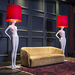 Лампа MANNEQUIN LAMP с абажуром созерцание силуэта варинант исполнения - 2 | Loft Concept в Нижнем Новгороде
