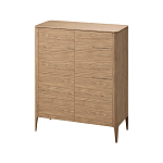 Шкаф низкий с 4-мя дверцами из массива дуба Type oak варинант исполнения - 1 | Loft Concept в Нижнем Новгороде