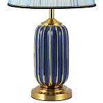 Настольная лампа с абажуром Terenzio Blue Table Lamp варинант исполнения - 3 | Loft Concept в Нижнем Новгороде