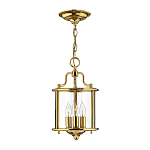 Подвесной светильник с прозрачным стеклянным цилиндрическим плафоном в классическом стиле на цепи Hinkley варинант исполнения - 13 | Loft Concept в Нижнем Новгороде