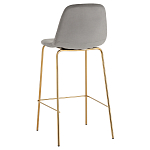 Барный стул на золотистых ножках VENDRAMIN Grey варинант исполнения - 4 | Loft Concept в Нижнем Новгороде