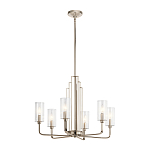  Люстра с прозрачными рифлеными цилиндрическими плафонами Kichler варинант исполнения - 22 | Loft Concept в Нижнем Новгороде