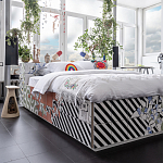 Дизайнерская кровать с системой хранения варинант исполнения - 1 | Loft Concept в Нижнем Новгороде