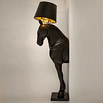 Horse Statue Floor Lamp Большой светильник Черная Лошадь варинант исполнения - 3 | Loft Concept в Нижнем Новгороде