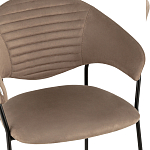 Коричневый стул с обивкой из искусственной замши Alexis варинант исполнения - 6 | Loft Concept в Нижнем Новгороде