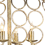 Люстра в форме шара с рядами из колец Million Rings варинант исполнения - 1 | Loft Concept в Нижнем Новгороде