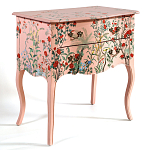 Комод розовый с росписью Цветы L.XV CHEST OF DRAWERS Flowers варинант исполнения - 2 | Loft Concept в Нижнем Новгороде