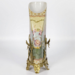 Фарфоровая ваза с бронзовыми элементами Eden Garden варинант исполнения - 6 | Loft Concept в Нижнем Новгороде