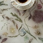 Круглый журнальный столик со столешницей из эпоксидной смолы Epoxy Resin Flowers Coffee Table варинант исполнения - 11 | Loft Concept в Нижнем Новгороде