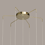 Люстра с 7-ю плафонами из прозрачного стекла в форме шара Orb Cascade  варинант исполнения - 13 | Loft Concept в Нижнем Новгороде