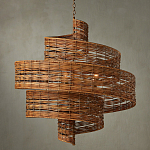 Люстра фактурная в виде спирали Enveloping Art варинант исполнения - 4 | Loft Concept в Нижнем Новгороде