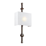 Бра с прямоугольным тканевым абажуром белого цвета Feiss варинант исполнения - 6 | Loft Concept в Нижнем Новгороде