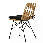 Стул с ротанговым плетением Wicker Stool без подлокотников варинант исполнения - 3 | Loft Concept в Нижнем Новгороде