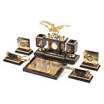 Настольный письменный набор из яшмы и долерита с декором Двуглавый орел Manager Organizer варинант исполнения - 2 | Loft Concept в Нижнем Новгороде