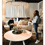 Люстра белая плетеная с кисточками Boho Tassel Chandelier варинант исполнения - 2 | Loft Concept в Нижнем Новгороде