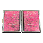 Портсигар с газовой зажигалкой из натурального камня Родонит Stone Cigarettes Cases варинант исполнения - 7 | Loft Concept в Нижнем Новгороде