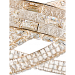 Люстра на 2 кольца с текстурной огранкой Reflection of Reality варинант исполнения - 4 | Loft Concept в Нижнем Новгороде