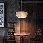 Подвесной светильник с белыми изящными декоративными лепестками Volumetric Petal Lamp варинант исполнения - 3 | Loft Concept в Нижнем Новгороде