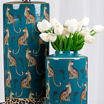 Ваза фарфоровая с крышкой Leopard Ccollection варинант исполнения - 4 | Loft Concept в Нижнем Новгороде