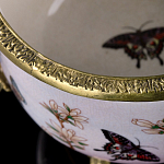 Фарфоровая чаша с бронзовыми элементами Eden Garden варинант исполнения - 6 | Loft Concept в Нижнем Новгороде