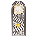 Часы подарочные настольные в виде погона Генерала из натурального камня Змеевик Silver Military Clock варинант исполнения - 4 | Loft Concept в Нижнем Новгороде