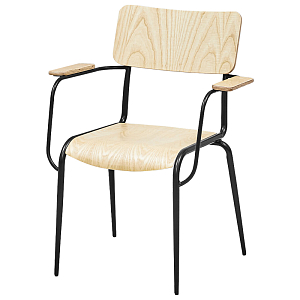 Стул с подлокотниками Joshua Loft Stool with armrests light