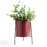 Кашпо из металла Elevated Planters красное варинант исполнения - 1 | Loft Concept в Нижнем Новгороде