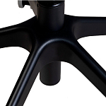 Стул с мягкой синей обивкой из велюра и подъемно-поворотным механизмом на черных колесиках Harper Blue варинант исполнения - 6 | Loft Concept в Нижнем Новгороде