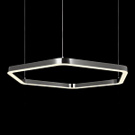 Люстра подвесная светодиодная в форме шестиугольника Диаметр 100 см Hexagon Horizontal варинант исполнения - 4 | Loft Concept в Нижнем Новгороде