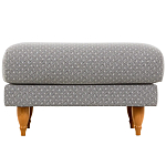 Мягкий пуф на деревянных ножках Garner Pouf Light варинант исполнения - 2 | Loft Concept в Нижнем Новгороде